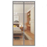 Magnetic Curtains Door for French Doors/Sliding Glass Doors/Patio Doors,Hands Free Instant Mesh Mosquito & Bug Net Curtain,130x210cm(51x83inch)