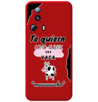 Housse En Silicone Liquide Rouge Pour Xiaomi 13 Lite 5G Design Vache Dessins