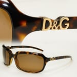 Dolce & Gabbana Sunglasses 2008 Vintage Brown Wrap D&G DD 2192 502/83 031124