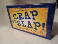 Crap or Slap! What Would You Do? PARTY GAME BOARD / CARD GAME BRAND NEW & SEALED