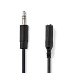 Minijack 3.5mm til 6.35mm Jack adapter kabel - 1m