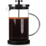 Cafetière à Piston - 5 Tasses - 600ml Cafetiere Piston, Carafe Française pour Café Filtre, Machine à Expresso et à thé avec Triple Filtres, va au