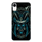 Coque Iphone XR samourai bleu