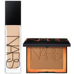 NARS Natural Longwear Foundation 30ml and NARS Laguna Bronzing Powder 2.8g (Various Shades) - Mont Blanc