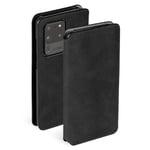 Premium Sunne Phone Wallet for Samsung Galaxy S20 Ultra - SWEDISH DESIGN - REAL LEATHER Svart