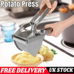 Potato Ricer Masher, Vonshef Fruit & Veg Press, 10 cm Diameter, Soft Grip Handle