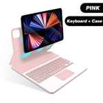 (Pro 11 2020 2018Pink B) Magic Keyboard For iPad Air 4 Case for iPad Pro 11 Case 2021 2020 2018 Teclado for iPad Air 5 2022 Magic Keyboard Cover Funda