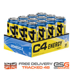 Cellucor C4 Energy Frozon Bombsicle Pre Workout 12x500ml RTD Cans Sugar Free