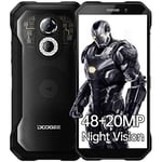 DOOGEE S61 Pro (2022) Telephone Portable Incassable 6Go+128Go, 48MP+20MP Vision Nocturne, 6.0", 5180mAh Smartphone Incassable, Android 12, IP68/69K, 4G Dual SIM/Octa Core/NFC/OTG Transparent