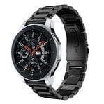 (Itsetestattu leveys 22mmMusta)22mm metalliranneke Samsung Galaxy Watch 3:lle Huawei Gt2/amazfit Gtr ruostumattomasta teräksestä valmistettu rannekoru 20mm Samsung Watch 4:lle - kellon rannekkeet