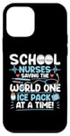 Coque pour iPhone 12 mini Funny School Nurses Saving The World One Ice Pack à la fois