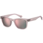 Lunettes de soleil enfant Polaroid  PLD 8009/N/NEW Lunettes de soleil, Rose/Gris, 44 mm