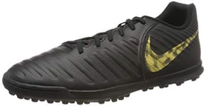 Nike Homme Legendx 7 Club TF Chaussures de Football, Noir (Black/MTLC Vivid Gold 077), 45 EU
