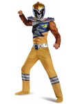 Gold Ranger Muscle Power Rangers Dino Charge Superhero Boys Costume S