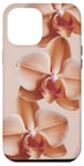 Coque pour iPhone 14 Plus Orchidée orange, fleur de pêche