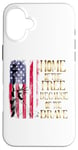 Coque pour iPhone 16 Plus T-shirt design Home Of The Free Because Of The Brave