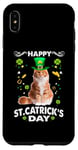 Coque pour iPhone XS Max Maine Coon Cat Happy St Catricks Day St Patricks Day Cats