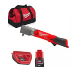 Milwaukee - M12FRAIWF38-201B Boulonneuse d'angle sans fil 12V Li-Ion - 1 x 2.0Ah Batterie + Chargeur en sac de transport