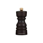 Cole & Mason London 13cm Chocolate Wood Salt Mill