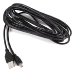 EXTRA LONG 5M MINI USB CABLE Type A Male - Type B Male Phone Printer Camera PC