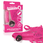 SCREAMINGO Bullet Panty Vibe Remote Control - Pink