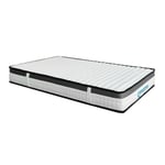 Vente-unique.com Matelas 90 x 190 cm mousse mémoire de forme ép.19cm - ORTHOMEMORY II de DREAMEA