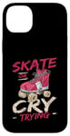 Coque pour iPhone 14 Plus Design de roller pour homme et femme Roller Derby