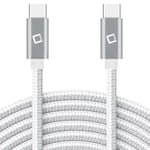 iPhone 15 Pro MAX USB-C flätad laddningskabel - 2 meter - (Woven) (2M)