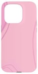 Coque pour iPhone 15 Pro Art minimaliste couleur crème neutre rose clair