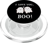 T-shirt génial avec inscription « I Love You, Boo! » PopSockets PopGrip pour MagSafe