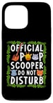 Coque pour iPhone 13 Pro Max Official Poop Scooper - Do Not Disturb Zookeeper