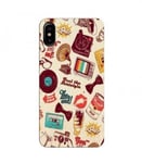 Coque Iphone X vintage mix 70's 80's vintage retro old school