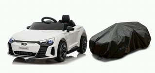 Azeno - Electric Car - Audi E-Tron + Cover - White