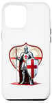 iPhone 15 Plus St George's Day England Knight Flag & Rose Heart Kids Women Case