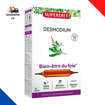 SUPERDIET - DESMODIUM - Bien-Être Du Foie, Draineur Hépathique - 20X15Ml