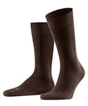 FALKE Men's Sensitive London Socks, Cotton, Brown (Brown 5930), 11.5-14 (1 Pair)