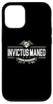 Coque pour iPhone 15 Pro Invictus Maneo - signifiant en latin « I Remain Unvainquished »