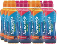 Lucozade Sport Isotonic Drink Mixed Flavour  Box (12 x 500ml) - Orange,Raspberry