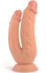 Realistic Penis Double Penetration Flesh 21 cm