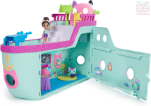 Gabby’s Dollhouse, Gabby Cat Friend Ship, Cruise Ship Toy with 2 Toy Figures,