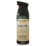 Rust-Oleum AE0160006E8 400ml Universal Spray Paint-Hammered Black, 400 ml (Pack of 1)