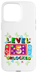 Coque pour iPhone 15 Pro Max Jeu vidéo Birthday Gamer 1Years Level Up Birthday Boy