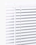 Funky Gadgets PVC Window Venetian Blinds Blind Easy Fit Curtains Trimmable Fittings Windows Treatment Privacy Shutters Twist Open Close (White-PVC, 180x150)