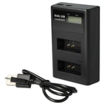 Dual USB Battery Charger for Canon PowerShot SX70 HS 8.4V