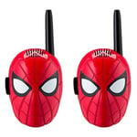 EKIDS-SM-202 Marvel SM-202-Talkie Walkie Spiderman, SM-202, Rouge