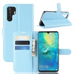 huawei Huawei P30 Pro Pu Wallet Case [Lightblue]