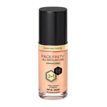 Facefinity All Day Flawless 3in1 täckande flytande foundation N45 Warm Mandel 30ml