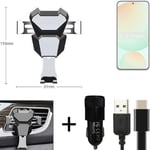 Car holder air vent mount for Samsung Galaxy S24 FE cell phone mount