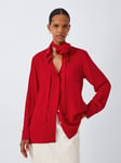 Marella Nastro Ruffle Shirt, Red