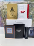 5 X Men’s Designer Aftershave Perfume Samples Cartier Armani Paco Rabanne Dolce